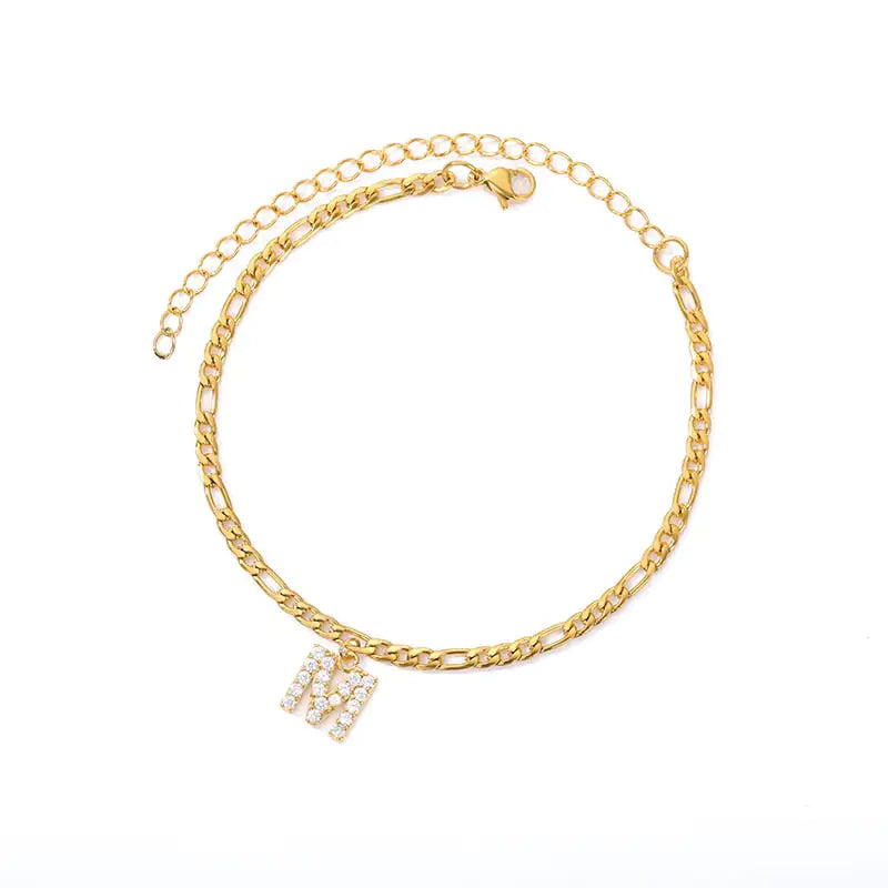 Ventico Initial Anklet