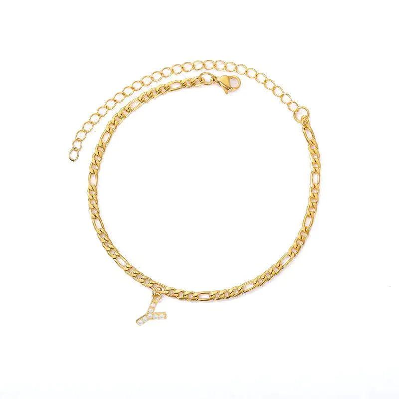 Ventico Initial Anklet