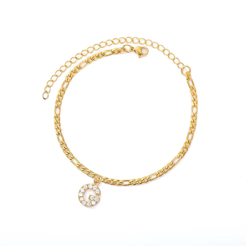 Ventico Initial Anklet