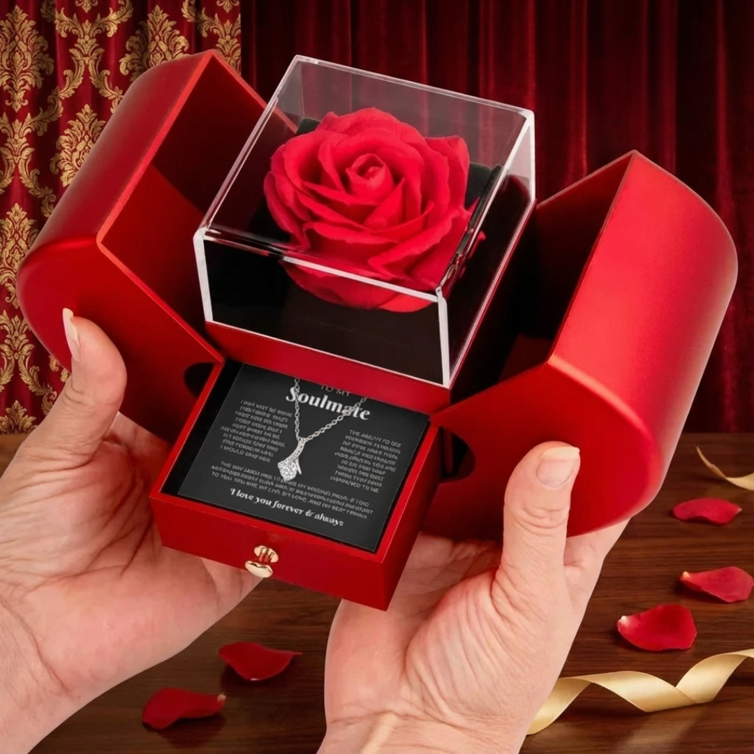 “To My Soulmate" – My Missing Piece Rose Set
