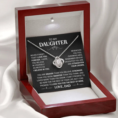 To my Daughter - BondKnot Necklace