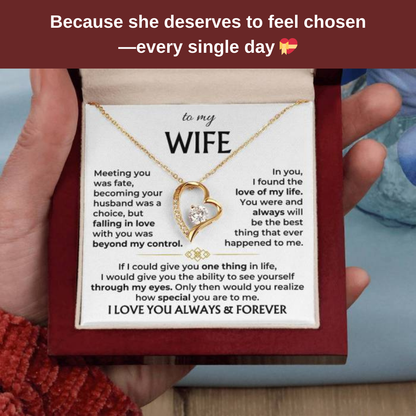 “To My Wife – Always & Forever” Necklace
