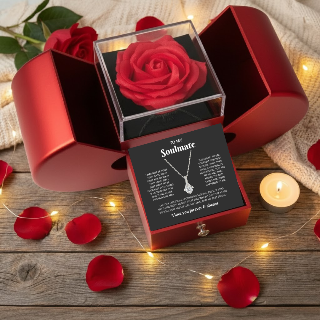 “To My Soulmate" – My Missing Piece Rose Set