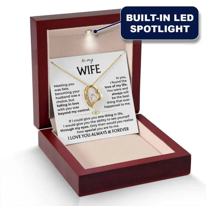 “To My Wife – Always & Forever” Necklace