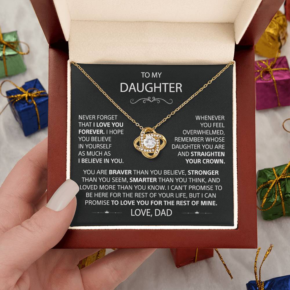 To my Daughter - BondKnot Necklace
