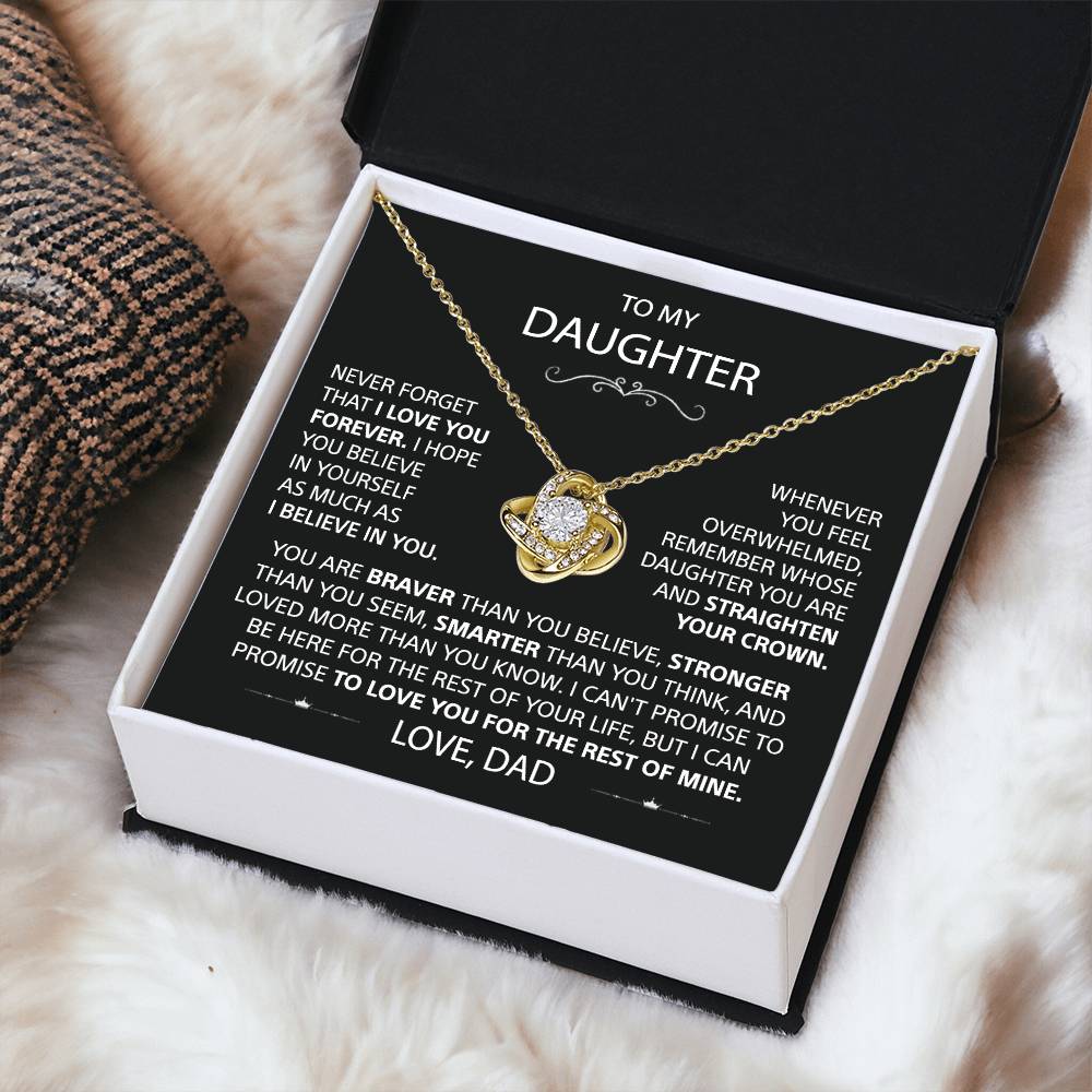 To my Daughter - BondKnot Necklace