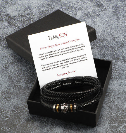 "To My Son" Bond Bracelet