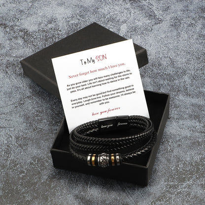 "To My Son" Bond Bracelet