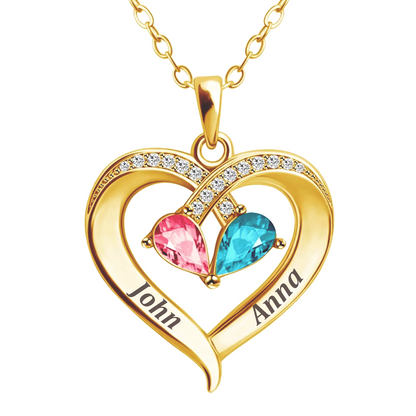 Still Yours – Heart Birthstone Necklace