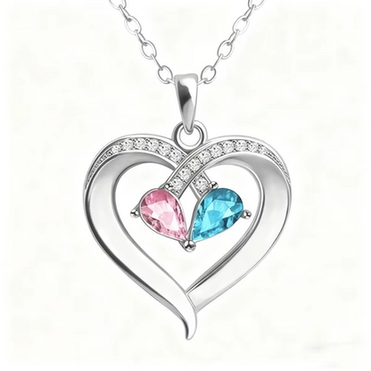 Still Yours – Heart Birthstone Necklace