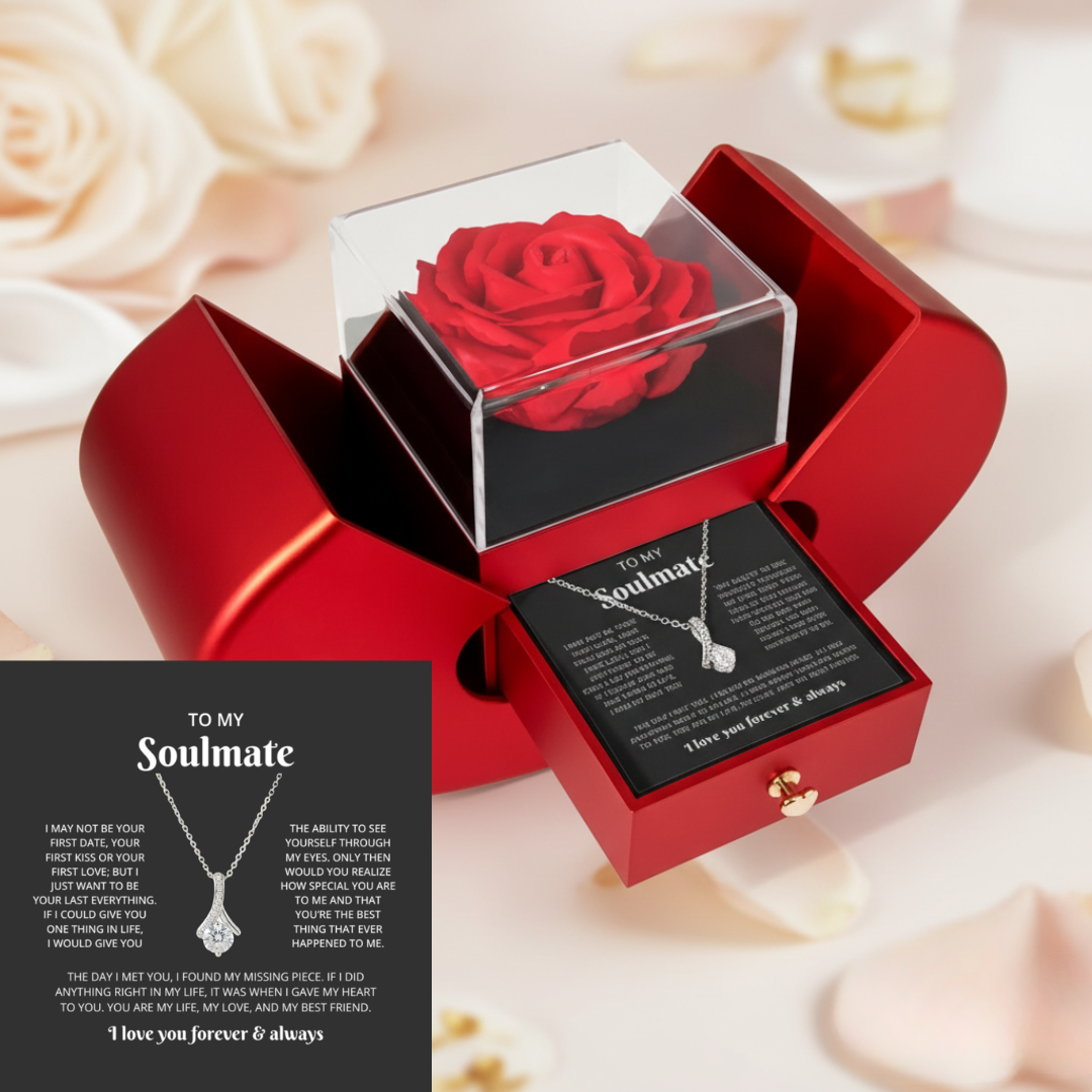 “To My Soulmate" – My Missing Piece Rose Set