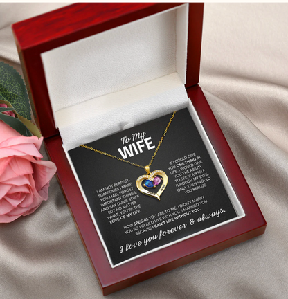 Still Yours – Heart Birthstone Necklace